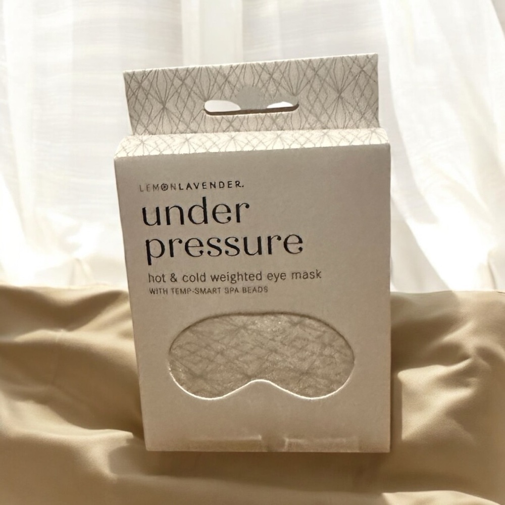 New LEMON LAVENDER under pressure hot and cold weighted eye mask